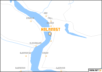 map of Halmrast