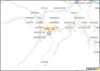 map of Hà Lời