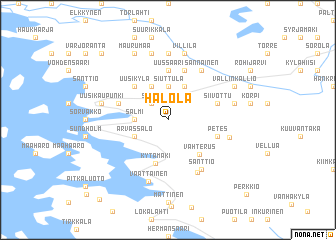 map of Halola