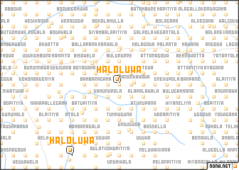 map of Haloluwa