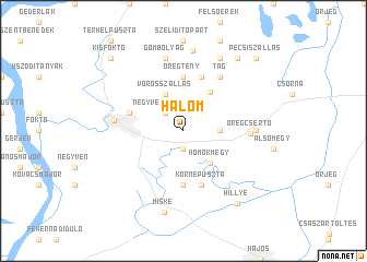 map of Halom