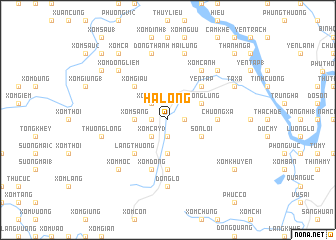 map of Hạ Long