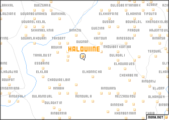 map of Halouiine