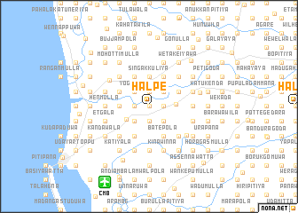 map of Halpe