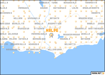 map of Halpe