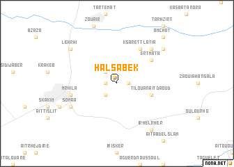 map of Hal Sabek