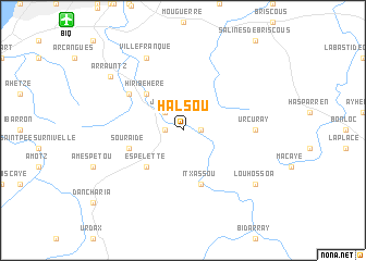 map of Halsou