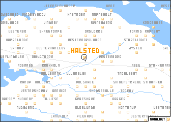 map of Halsted