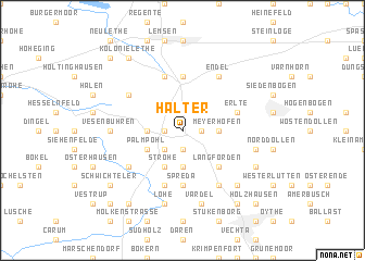 map of Halter