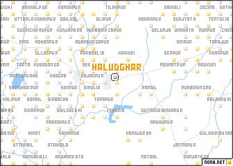 map of Haludghar