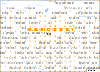 map of Haludhāti Kākurākānda