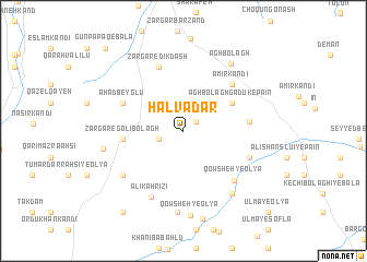 map of Halvādār