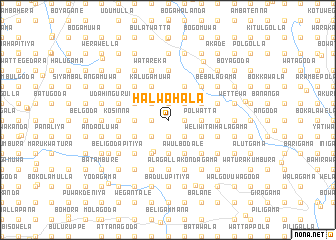 map of Halwahala