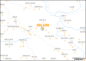 map of Halwah