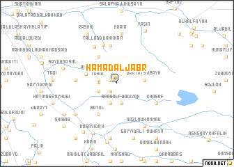 map of Ḩamad al Jabr