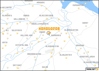 map of Ḩamad ‘Arab