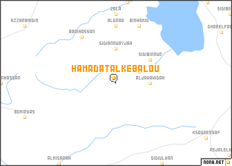 map of Ḩamādat al Kebalou