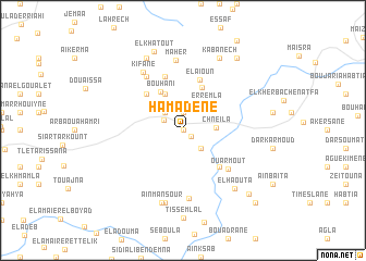 map of Hamadene