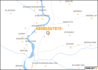 map of Ḩamad Sutayr