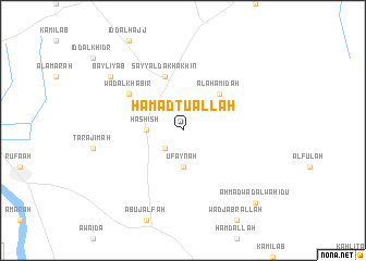 map of Ḩamadtu Allāh