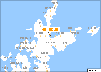 map of Hamaguri