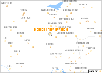 map of Hamāli Nāsir Shāh