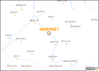 map of Hamamköy