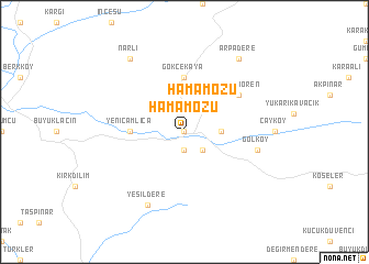 map of Hamamözü