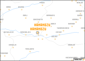 map of Hamamözü