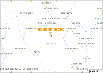 map of Hamané Kwara