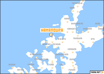map of Hamanoura