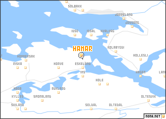 map of Hamar