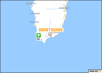 map of Hamatsumae