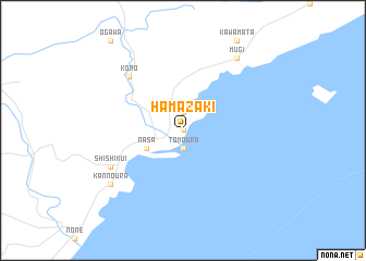 map of Hamazaki