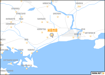 map of Hama