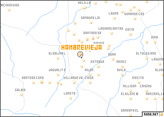 map of Hambre Vieja
