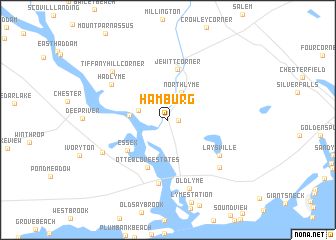 map of Hamburg