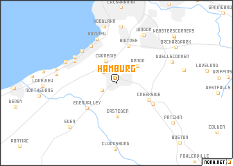 map of Hamburg