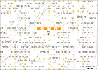 map of Ḩambūshīyah