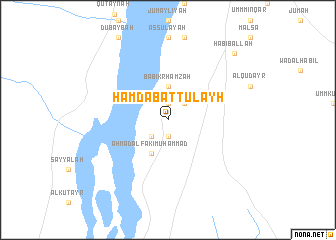 map of Ḩamdāb aţ Ţulayḩ
