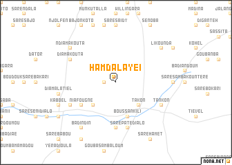 map of Hamdalaye I