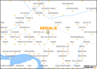 map of Hamdalie