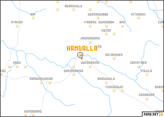 map of Hamdalla