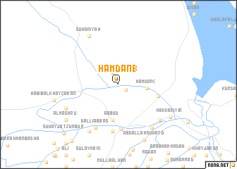 map of Ḩamdān [1]