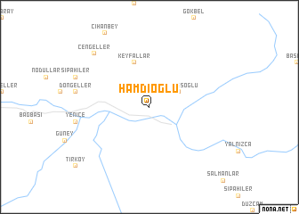 map of Hamdioğlu