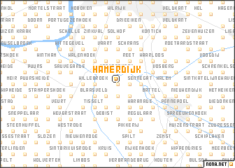 map of Hamerdijk