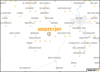 map of Hamerstorf
