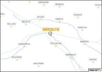 map of Hamidiye