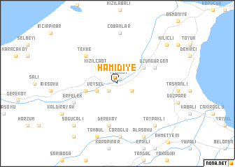 map of Hamidiye