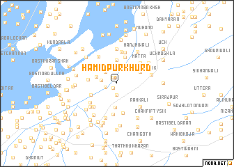 map of Hāmidpur Khurd